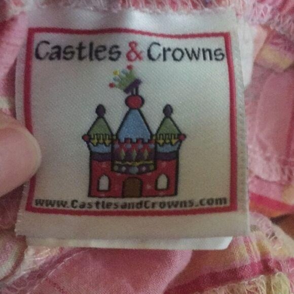 Castles and Crowns Girls Plaid Skirt Pink - Picture 3 of 4